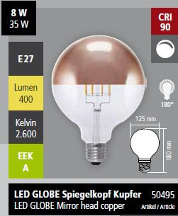 Abb. 1 (Globe Spiegelkopf Kupfer 50495)