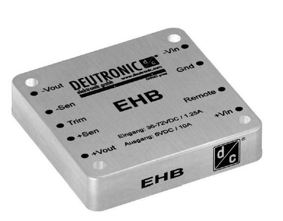 EHB100-24-24 DC / DC Wandler, 100 W, 18-36 VDC, 4,17 A Art.-Nr